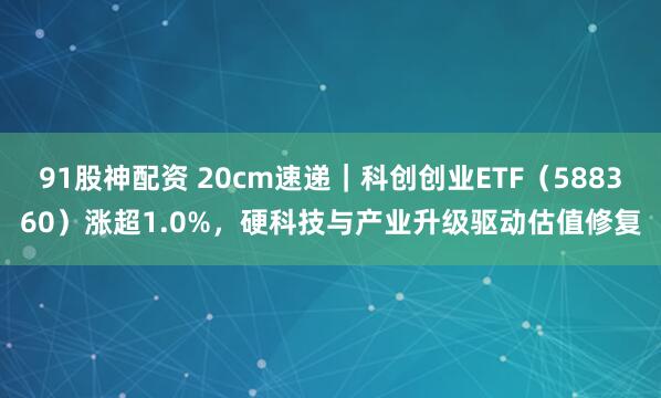 91股神配资 20cm速递｜科创创业ETF（588360）涨超1.0%，硬科技与产业升级驱动估值修复
